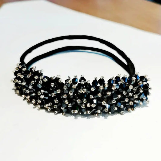 Korean Flower Bud Head Crystal Hairpin