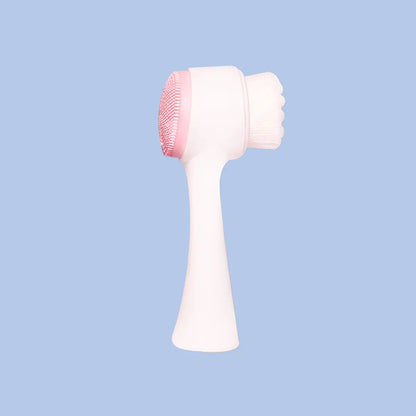 Facial Brush & Coral Fleece Hair Band Set